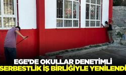 Ege'de okullar Denetimli Serbestlik iş birliğiyle yenilendi