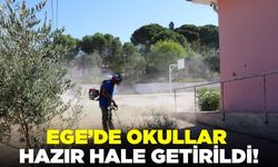 Ege'de okullara yeni dönem öncesi destek