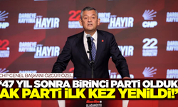 Özgür Özel, 22. Olağanüstü Kurultay'da konuştu: 'Saldırılara karşı CHP bir bütündür'