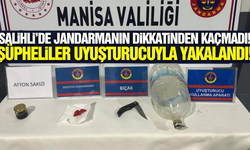 Salihli jandarması uyuşturucuya geçit vermedi!