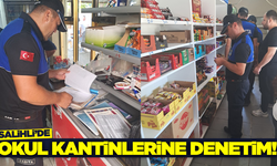 Salihli'de okul kantinlerine sıkı denetim!