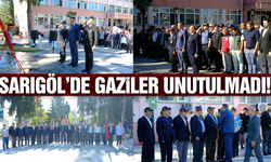 Sarıgöl'de 19 Eylül Gaziler Günü törenle kutlandı