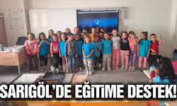 Sarıgöl'ün en uzak mahallesinde eğitime destek!