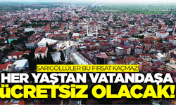 Sarıgöl'de her yaştan vatandaşa ücretsiz olacak!