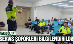 Sarıgöl'de servis şoförlerine bilgilendirme toplantısı!