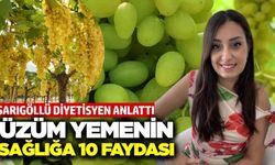 Sarıgöl'ün sultaniye üzümü sağlık deposu çıktı