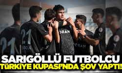 Sarıgöllü futbolcu Türkiye Kupası'nda performansıyla göz doldurdu!