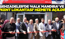 Şehzadeler'e "Kent Lokantası" ve "Halk Mandıra" açıldı
