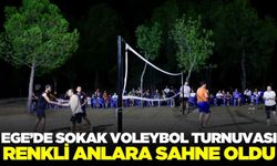 Ege'de sokak voleybolu turnuvası!