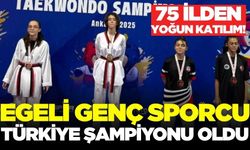 Egeli sporcu, Türkiye şampiyonu oldu