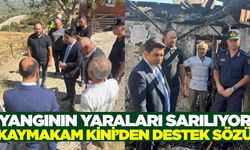 Yangınzedeye Kaymakam Ziyareti: Devletimiz Tüm İmkanlarıyla Yanınızda!