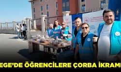 Ege'de üniversite öğrencilerine çorba ikramı