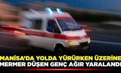 Manisa'da akıl almaz kaza: 28 yaşındaki genç ağır yaralandı