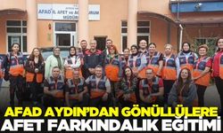 Aydın’da afet farkındalık eğitimi