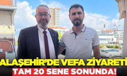 Alaşehir'de 20 sene sonra gerçekleşen buluşma!