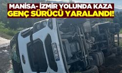 Alaşehir- Kiraz yolunda kaza: 1 yaralı