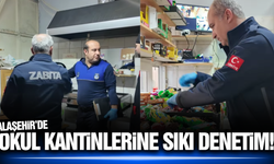 Alaşehir'de okul kantinlere kapsamlı denetim!
