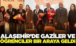 Alaşehir'de özel buluşma: Öğrenciler ve gaziler bir arada