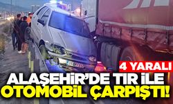 Alaşehir’de korkutan kaza: 4 yaralı