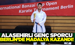 Alaşehirli sporcudan Berlin'de büyük başarı!