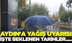 Meteoroloji uyardı: Aydın'a sağanak geliyor!