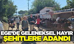 Aydın'da geleneksel hayır etkinliği yoğun ilgi gördü!