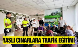 Aydın huzurevinde yaşlılara ve personele trafik güvenliği eğitimi