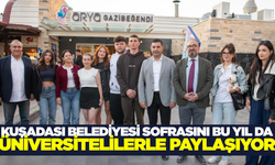 Kuşadası Belediyesi'nden üniversitelilere destek!