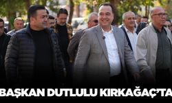 Başkan Dutlulu, Kırkağaç’ta asfalt çalışmalarını inceledi
