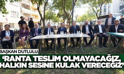 Başkan Dutlulu'dan İmar Sorununa 'Şeffaf ve Katılımcı' Çözüm Sözü