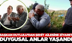 Başkan Dutlulu’dan şehit ailesine taziye ziyareti