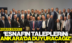 Başkan Eroğlu, esnafın sıkıntılarını gündeme taşıdı