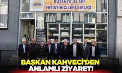 Başkan Kahveci, Arı Yetiştiricileri Birliği'ni ziyaret etti