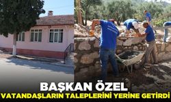 Aydın'da yollar ve okul çevre duvarları yenilendi