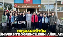 Başkan Pütün, öğrencileri ilçede ağırladı!