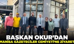 Soma Belediye Başkanı Okur’dan Manisa Gazeteciler Cemiyeti’ne ziyaret
