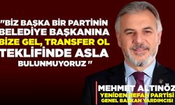 Başkan Altınöz, "Terörsüz Türkiye'de Tereddütlerimiz Var"