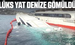 Bodrum’da 40 milyon TL’lik lüks yat sulara gömüldü