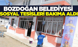 Bozdoğan'da sosyal alanlar yenileniyor