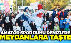 Denizli'de Amatör Spor Haftası coşkusu!