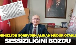 Denizli'de görevden alınan müdürden mesaj!