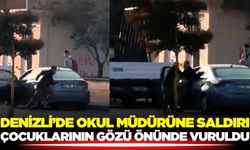 Denizli'de korkunç olay: 3 çocuğunun gözü önünde vuruldu!