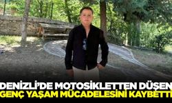 Denizli'deki motosiklet kazasında acı son