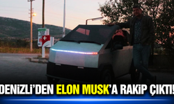 Denizli'nin yerli Cybertruck'ı! Hurdalardan yaptı, Elon Musk'a rakip çıktı!
