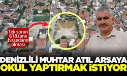 38 yıldır atıl kalan arsa için muhtardan okul çağrısı