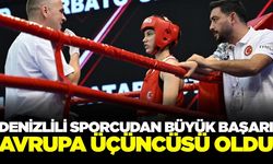 Denizlili boksör Avrupa üçüncüsü oldu