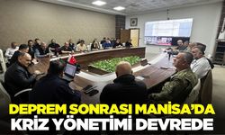 Sındırgı depremi sonrası Manisa'da kriz toplantısı!