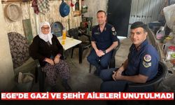 Ege'de gazi ve şehit ailelerine ziyaret!