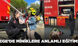 Ege'de miniklere yangın güvenliği eğitimi!