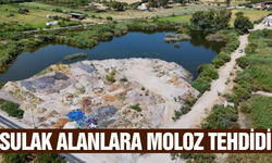 Ege'de sulak alanlar çöplüğe dönüştü!